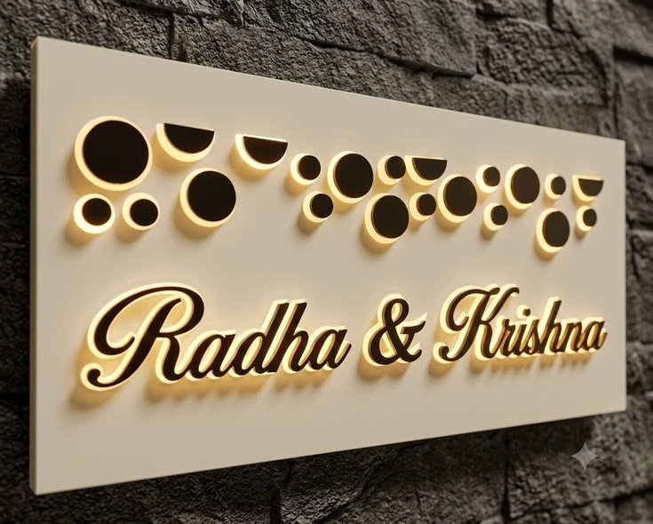 3D Name Plates
